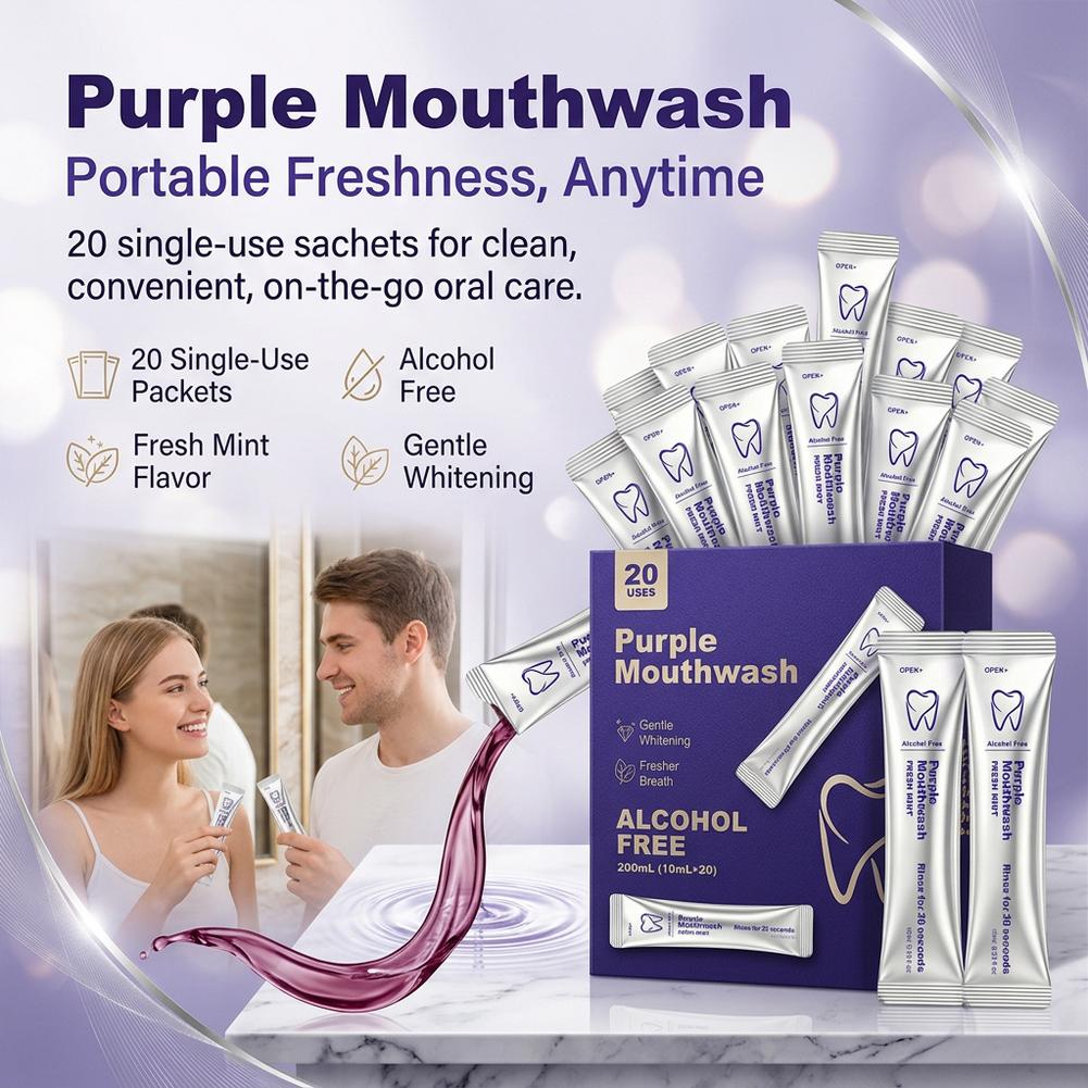 Purple Mouthwash Teeth Cleanin - Teeth Whitening Mouthwash 评论和价格